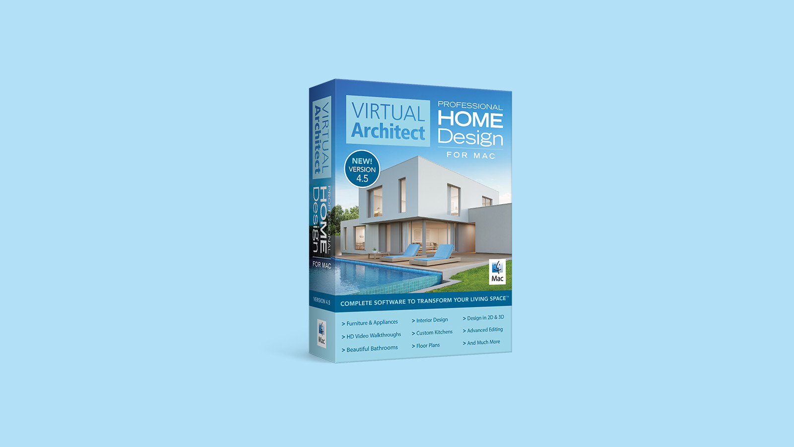 Virtual Architect Professional Home Design for Mac CD Key 64.8 $
