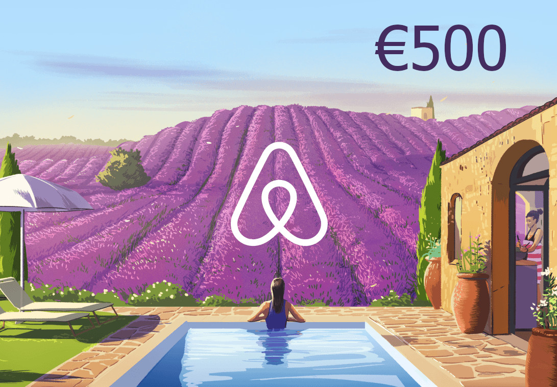 Airbnb €500 Gift Card FI 625.53 $