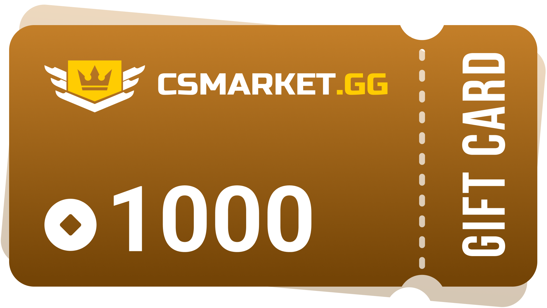CSMARKET.GG 1000 Gems Gift Card 669.33 $