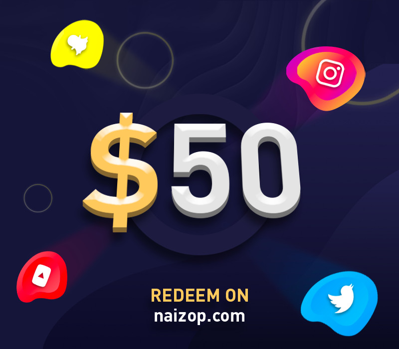 Naizop 50 USD Gift Card 66.09 $
