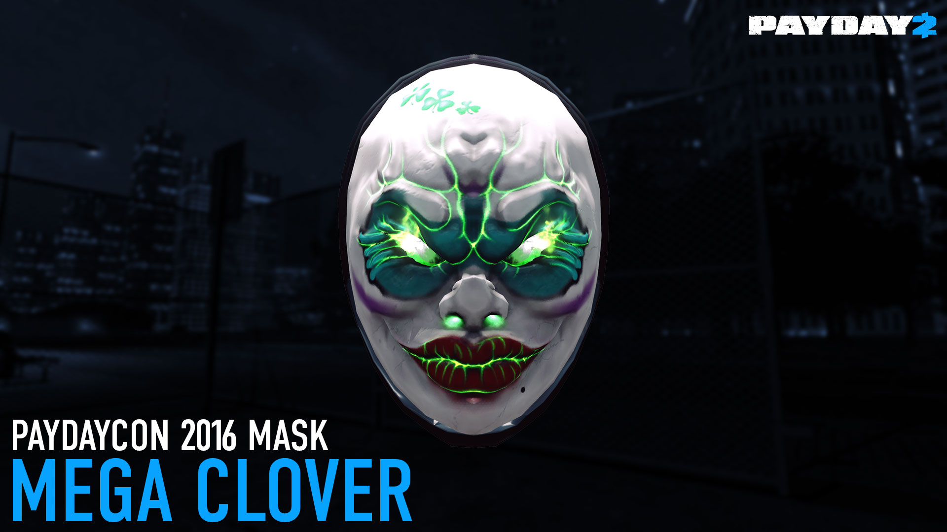PAYDAY 2 - Mega Clover Mask (PAYDAYCON 2016) DLC Steam CD Key 5.64 $