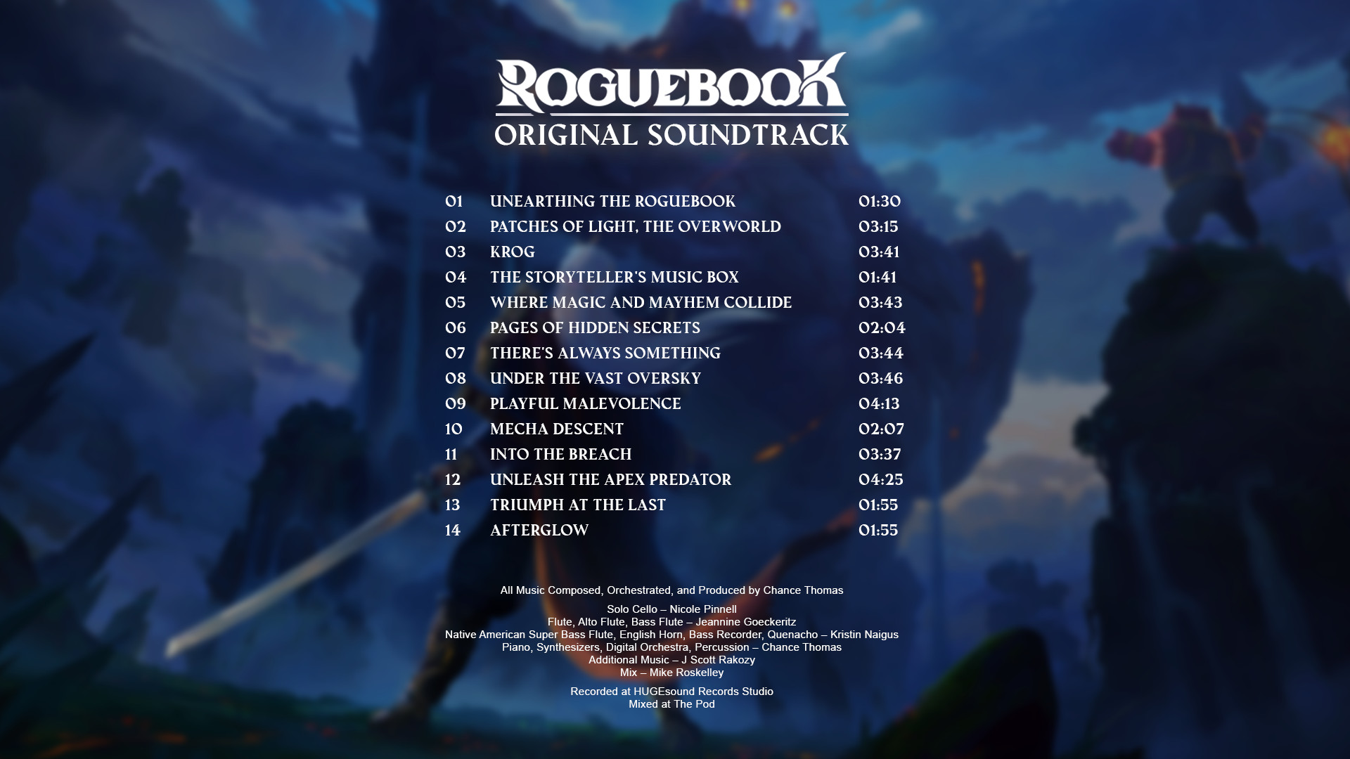 Roguebook - Original Soundtrack DLC Steam CD Key 2.01 $