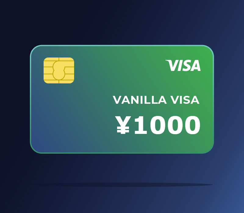Vanilla VISA ¥1000 JP 8.4 $