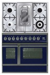 ILVE QDC-90RW-MP Blue Stufa di Cucina