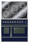 ILVE QDCE-90W-MP Blue 厨房炉灶