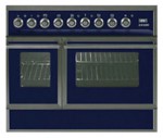 ILVE QDC-90FW-MP Blue Kitchen Stove