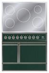 ILVE QDCI-90-MP Green Virtuvės viryklė
