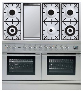 Photo Kitchen Stove ILVE PDL-120F-VG Stainless-Steel