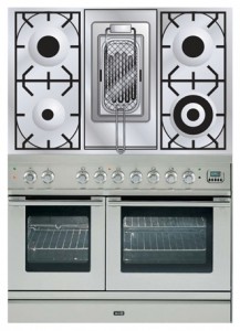 Photo Kitchen Stove ILVE PDL-100R-MP Stainless-Steel