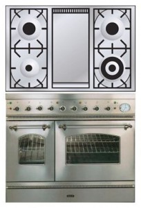 Photo Kitchen Stove ILVE PD-100FN-MP Stainless-Steel