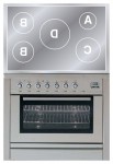 ILVE PLI-90-MP Stainless-Steel Fornuis