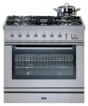 ILVE P-80L-MP Stainless-Steel Fornuis