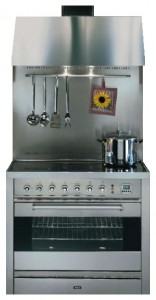 Photo Kitchen Stove ILVE PE-90L-MP Stainless-Steel