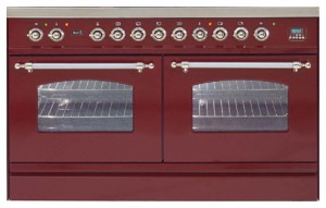 Photo Kitchen Stove ILVE PDN-120F-MP Red