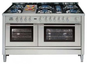 Photo Kitchen Stove ILVE PL-150F-VG Stainless-Steel