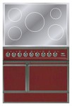 ILVE QDCI-90-MP Red Kitchen Stove