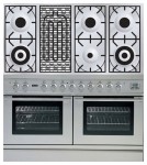 ILVE PDL-120B-VG Stainless-Steel Kitchen Stove