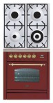 ILVE PN-70-VG Red Kitchen Stove