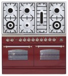 ILVE PDN-1207-VG Red Kitchen Stove
