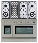 ILVE PL-120B-VG Stainless-Steel Kitchen Stove