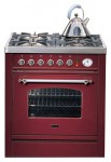 ILVE P-70N-VG Red Kitchen Stove
