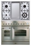 ILVE PD-100FN-MP Stainless-Steel Kitchen Stove