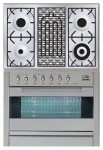 ILVE PF-90B-VG Stainless-Steel Kitchen Stove